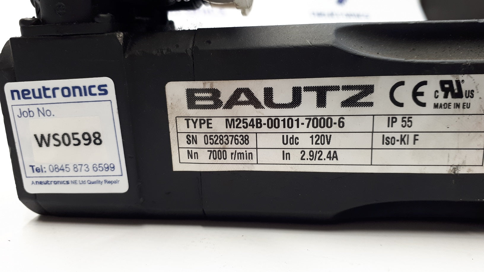 Bautz M254B-00101-7000-6 Motor
