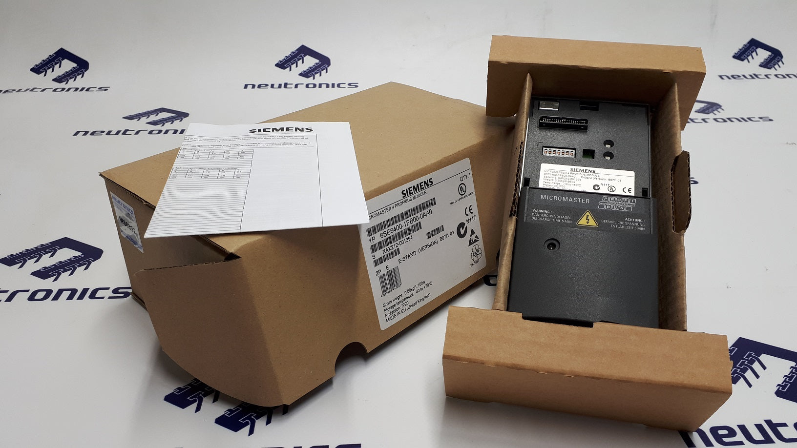 Siemens 6SE6400-IPB00-0AA0 Micromaster 4 Profibus Module