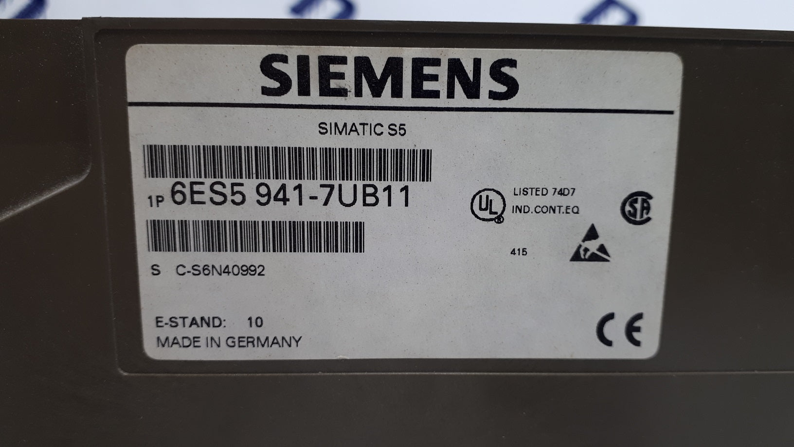 Siemens 6ES5 941-7UB11 Simatic S5 941 CPU
