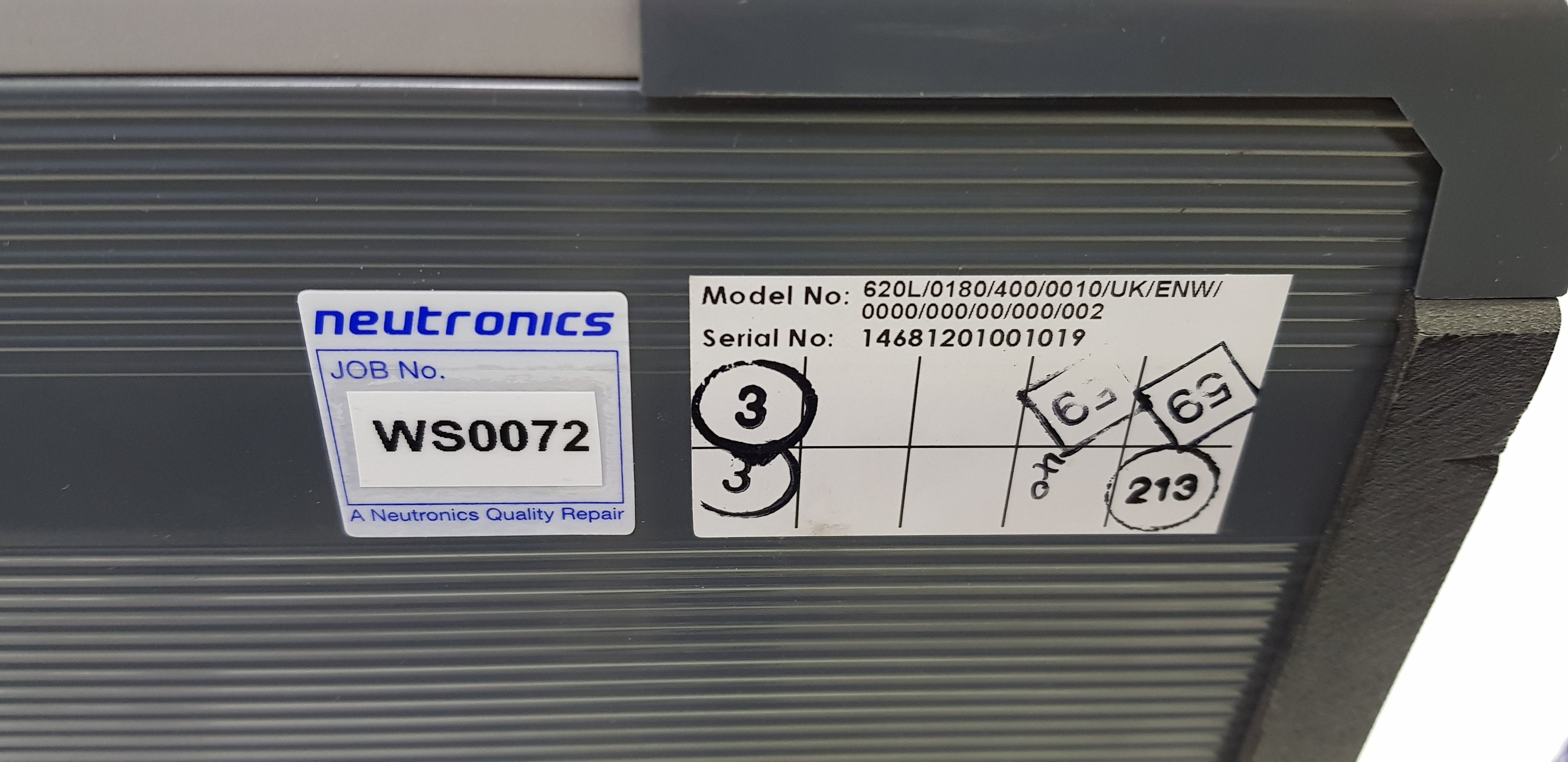 Eurotherm 620L/0180/400/0010/UK/ENW/0000/000/00/000/002