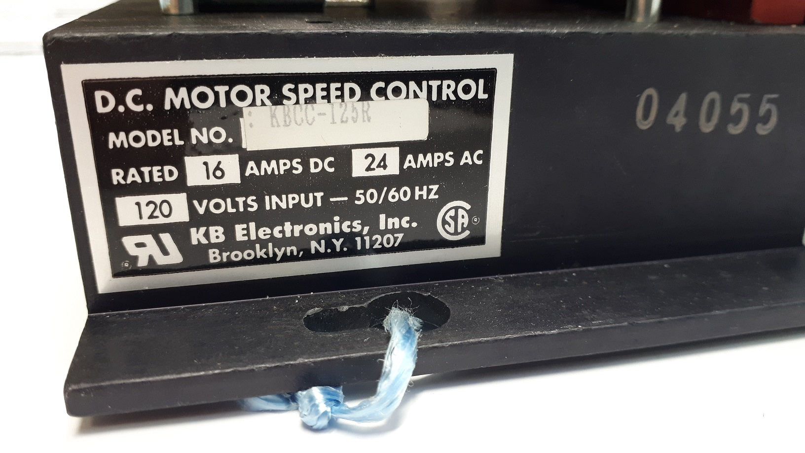 KB Electronics KBCC-125R DC Motor Speed Control