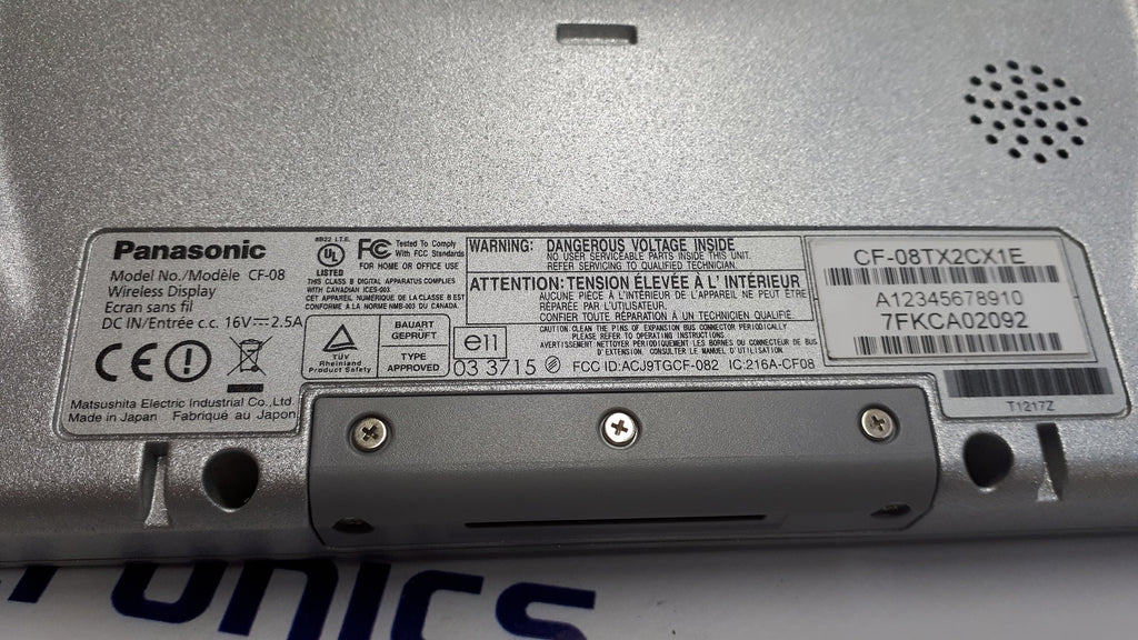 Panasonic CF-08TX2CX1E Toughbook Wireless Display