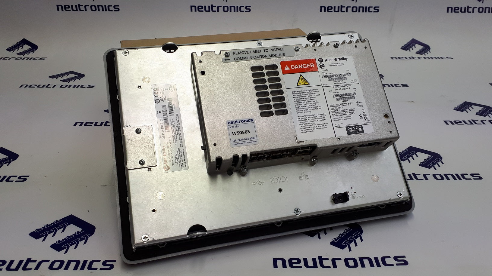 Allen-Bradley 2711P-T10C4D1 Panelview Plus 1000 + Logic Module