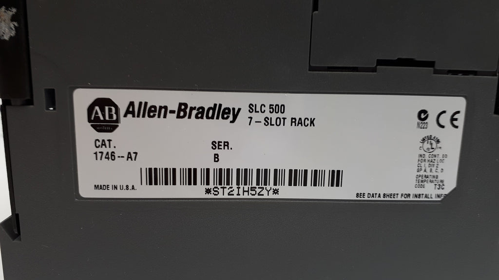 Allen-Bradley 1746-A7 SLC-500 7 Slot Rack
