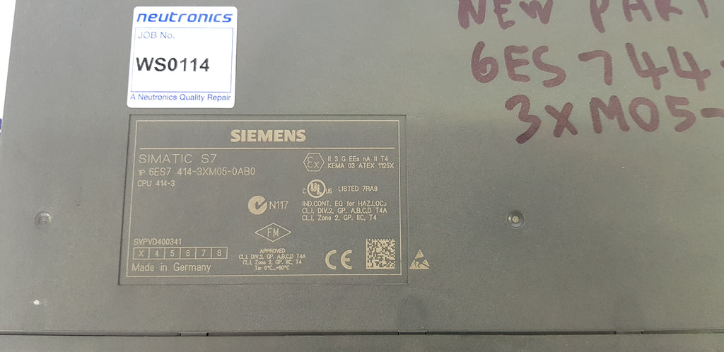 Siemens 6ES7 414-3XM05-0AB0