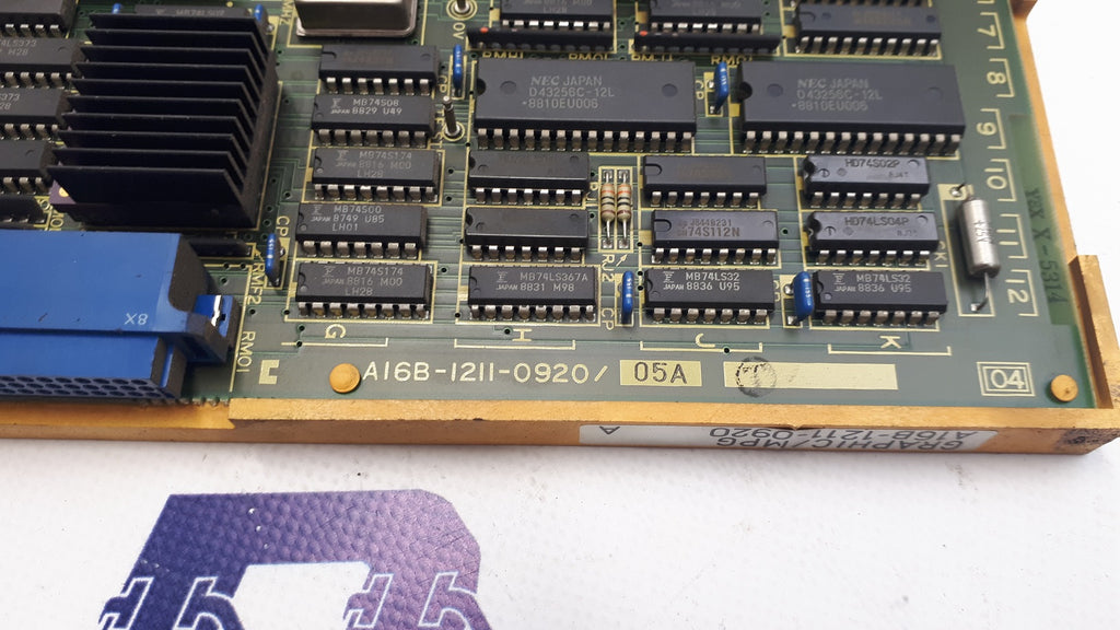 Fanuc A16B-1211-0920/05A Graphic Card