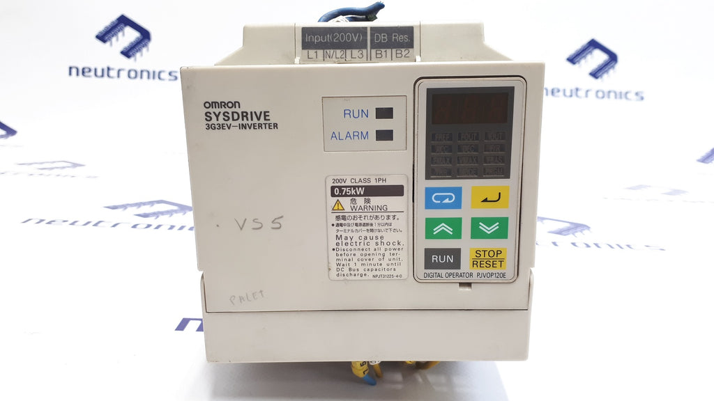 Omron Sysdrive 3G3EV-AB007-CE Inverter 0.75kW