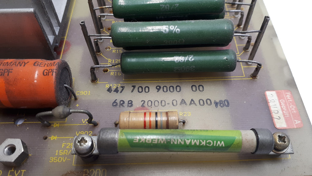 Siemens 6RB2000-0AA00 Simodrive 6RB20 Braking Card