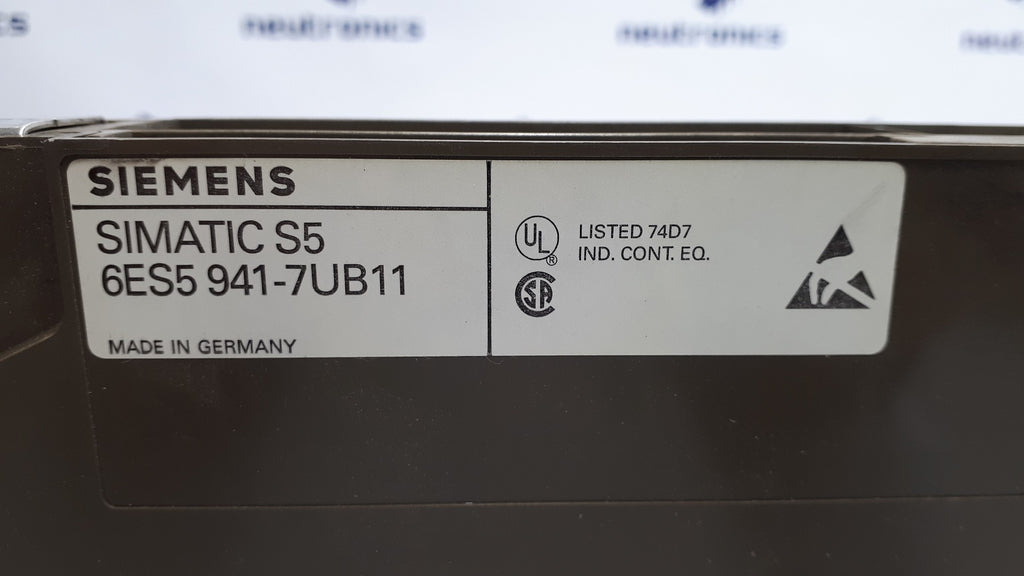 Siemens 6ES5 941-7UB11 Simatic S5 941 CPU