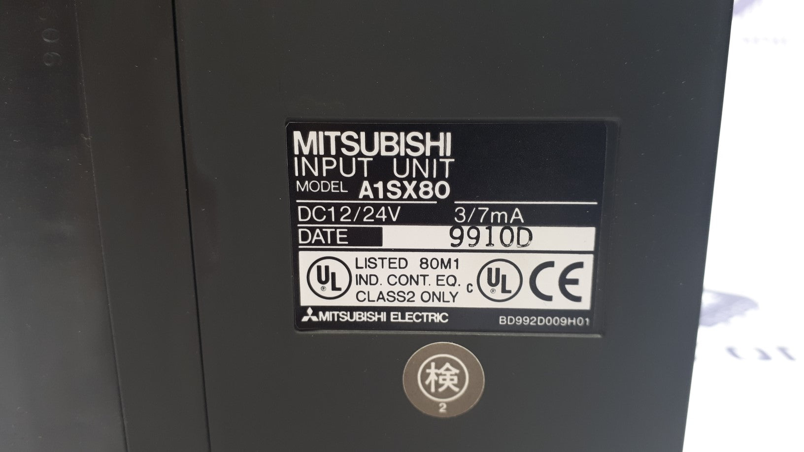Mitsubishi A1SX80 Melsec Ans/QnAS 16 Channel Digital Input Module