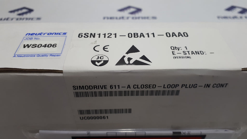 Siemens 6SN1121-0BA11-0AA0 Simodrive 611 - Axis Module