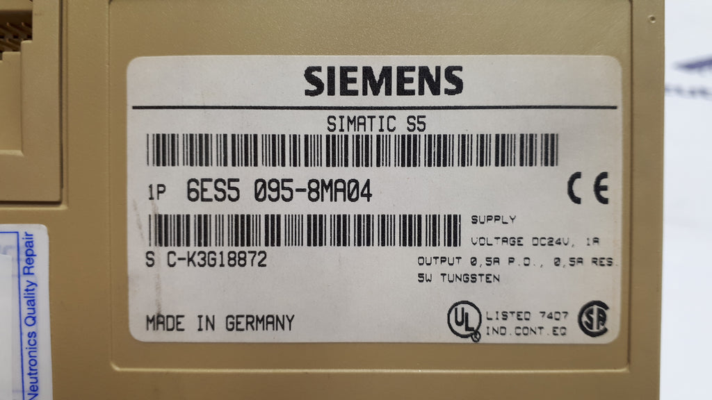 Siemens 6ES5 095-8MA04 Simatic S5 CPU