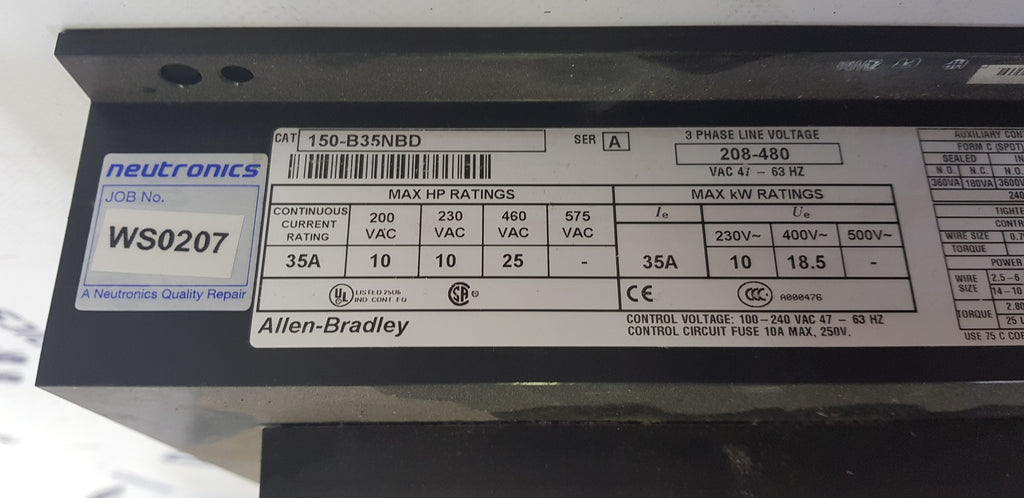 Allen-Bradley 150-B35NBD SMC Dialog Plus