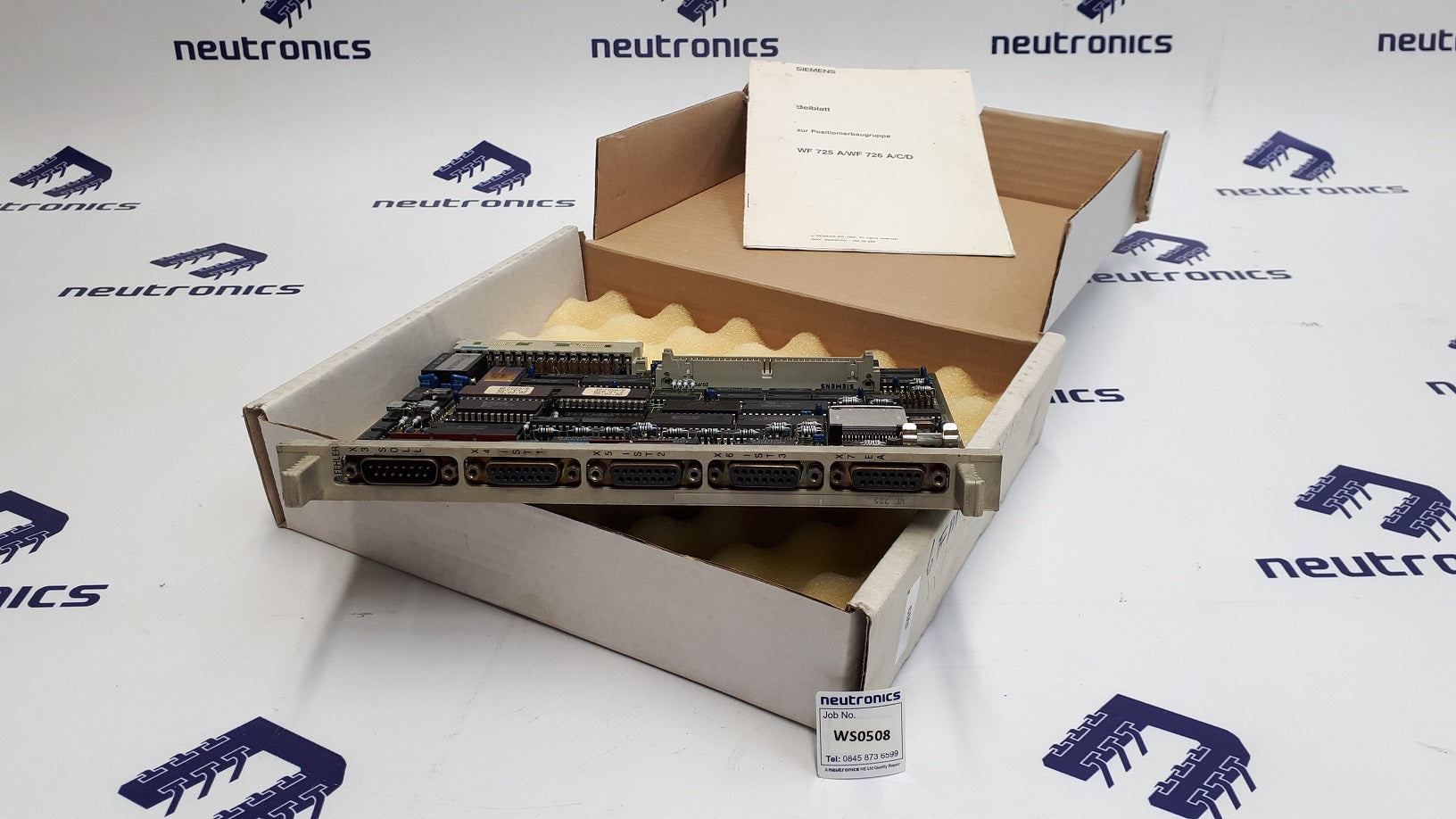 Siemens 6FM1725-3AA00 WF725A Positioning Module