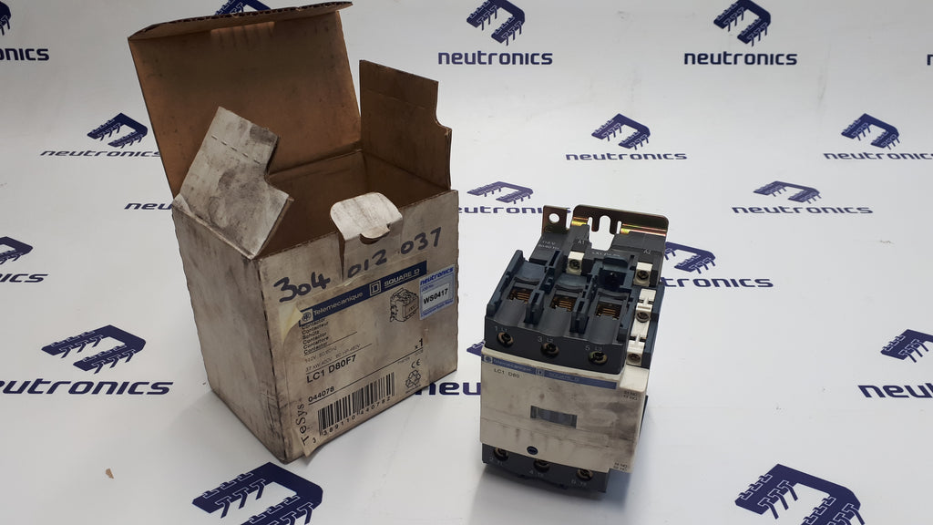 Telemecanique LC1 D80 F7 Schneider TeSys IEC Contactor 65A