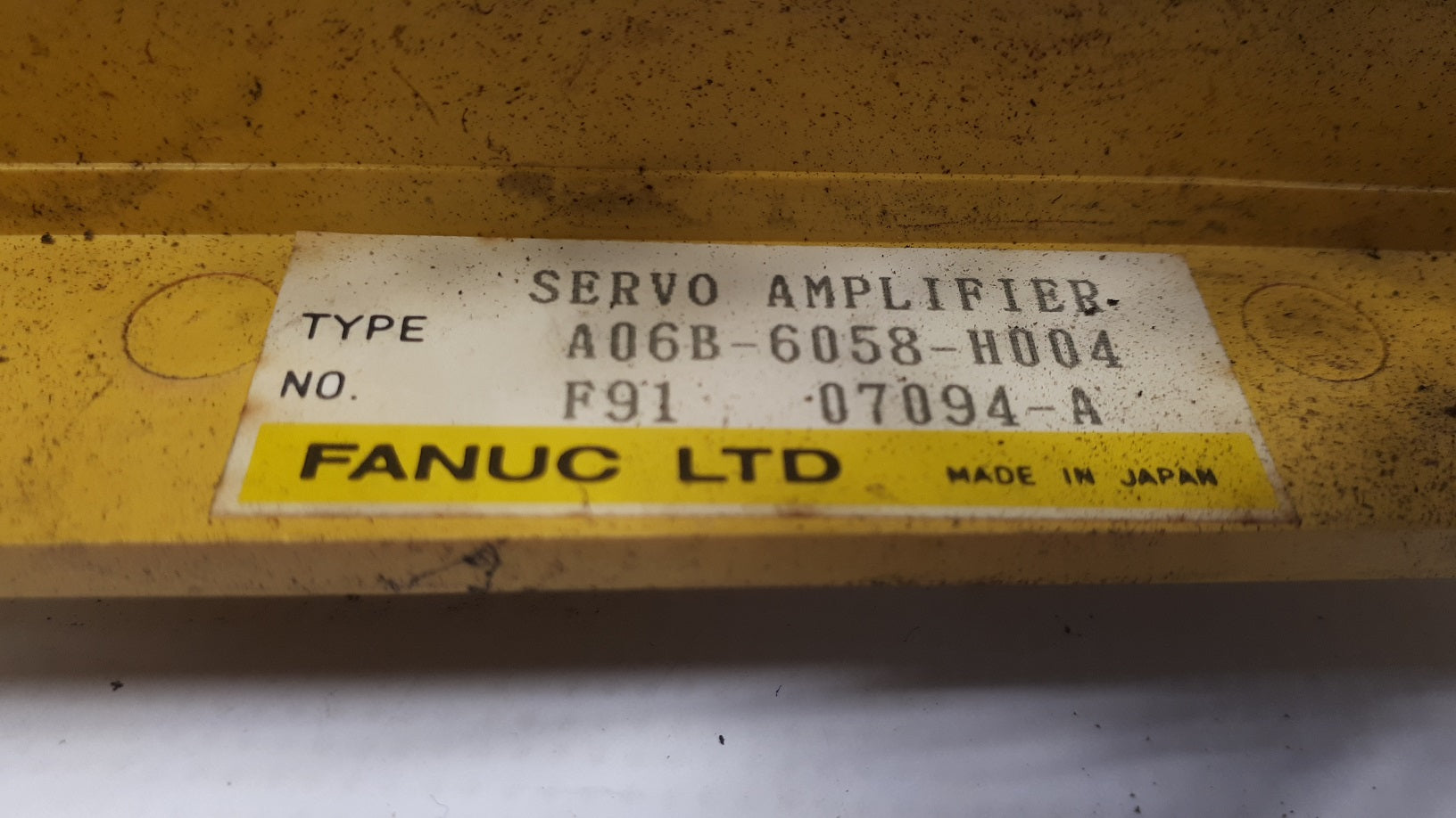 Fanuc A06B-6058-H004 Servo Amplifier