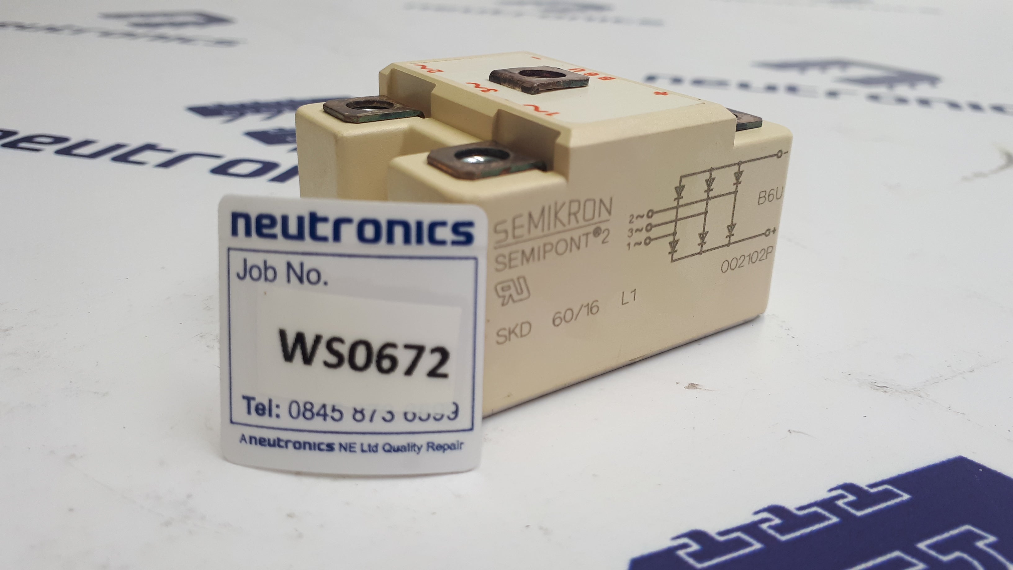 Semikron SKD 60/16 L1 Bridge Rectifier