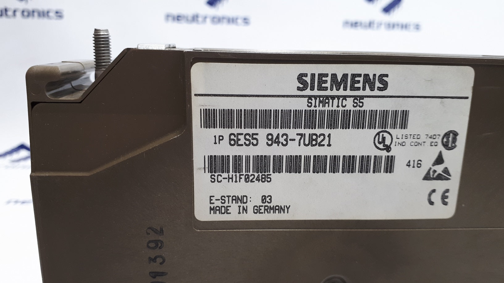 Siemens 6ES5 943-7UB21 Simatic S5 943 CPU