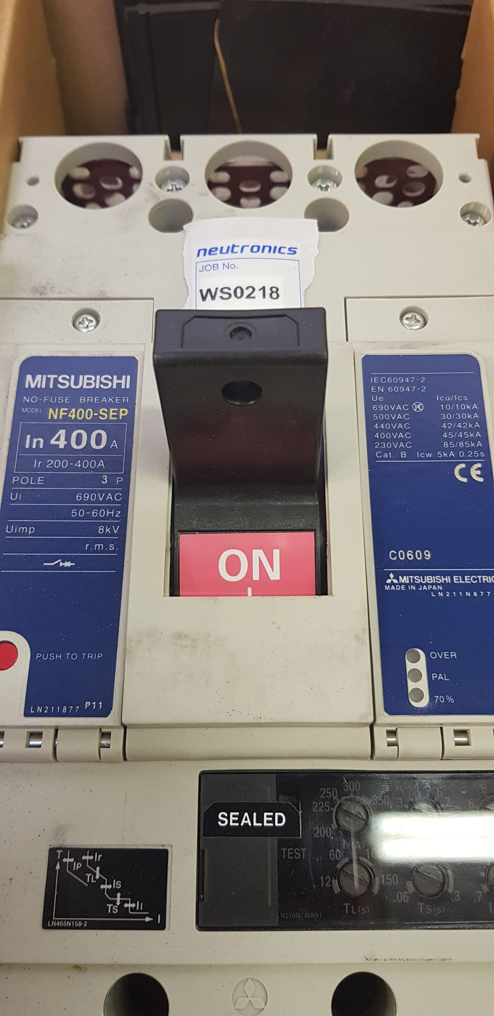 Mitsubishi NF400-SEP Fuse breaker