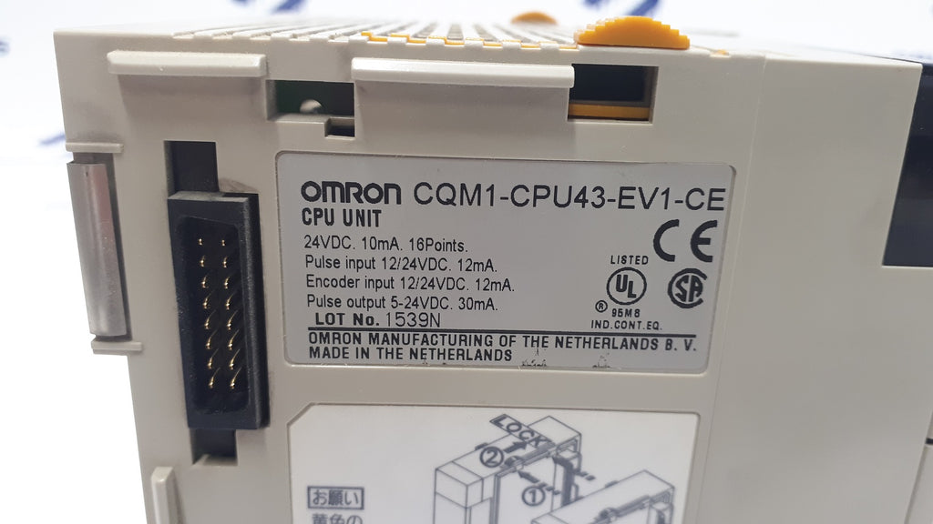 Omron CQM1-CPU43-EV1-CE Sysmac PLC Module