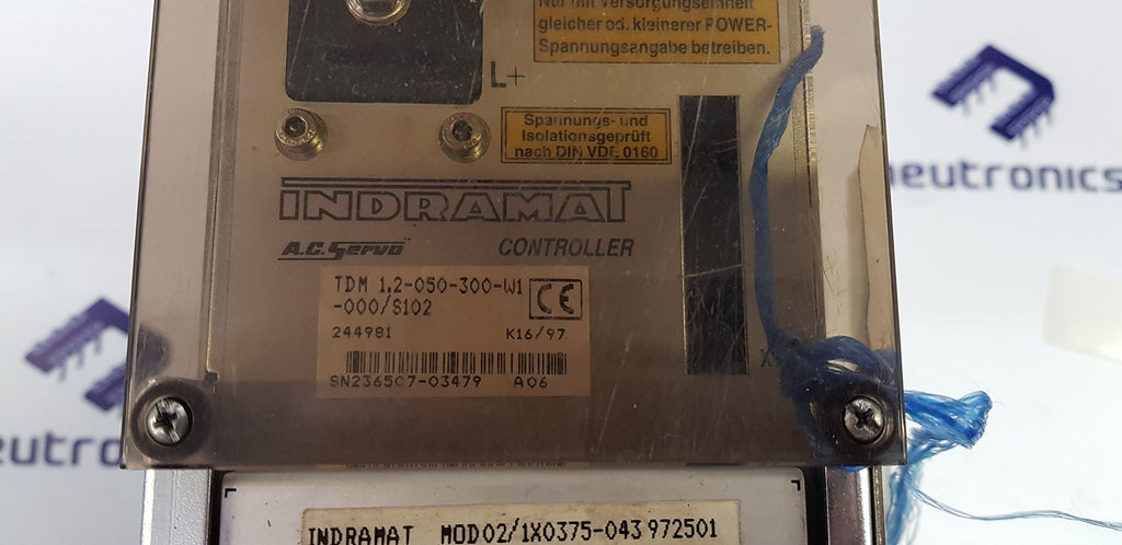 Indramat tdm 1.2-050-300-w1-000/s102