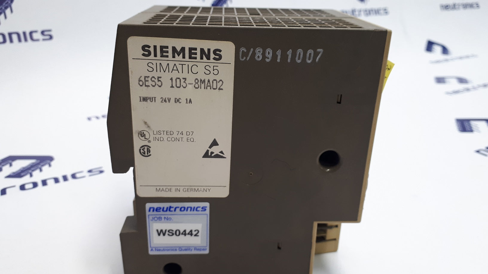 Siemens 6ES5 103-8MA02 Simatic S5-100U CPU 103 Module