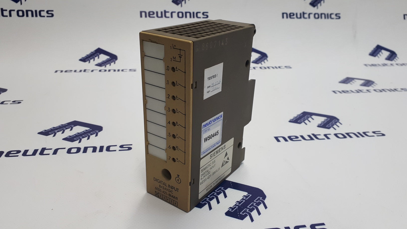 Siemens 6ES5 421-8MA11 Simatic S5 Input Module