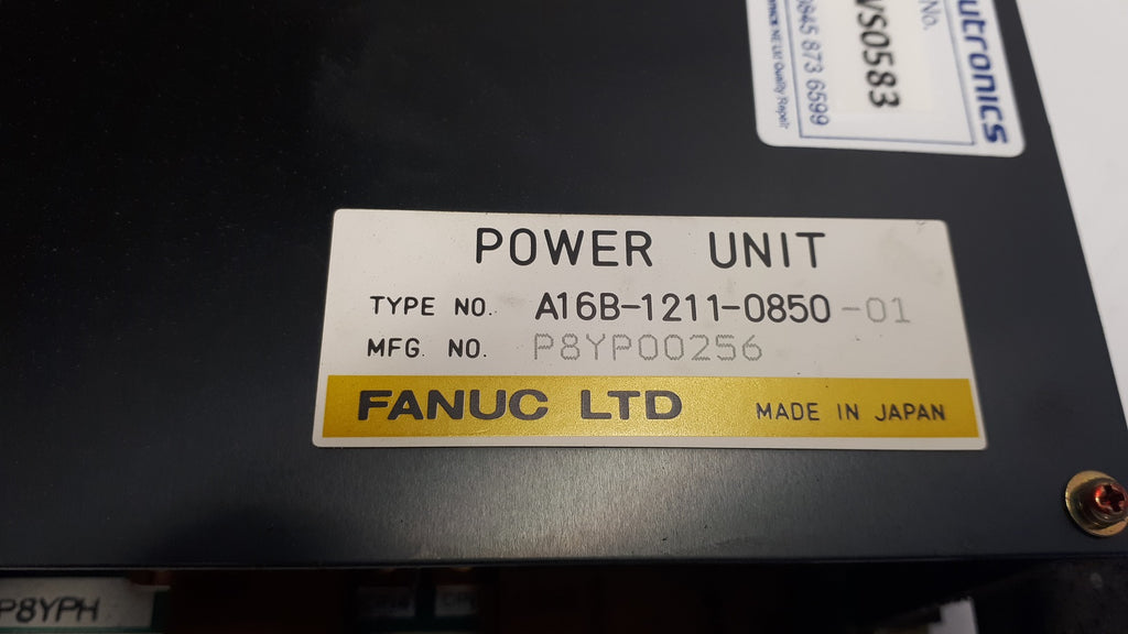 Fanuc A16B-1211-0850 Fanuc Series 10 Power Supply Module