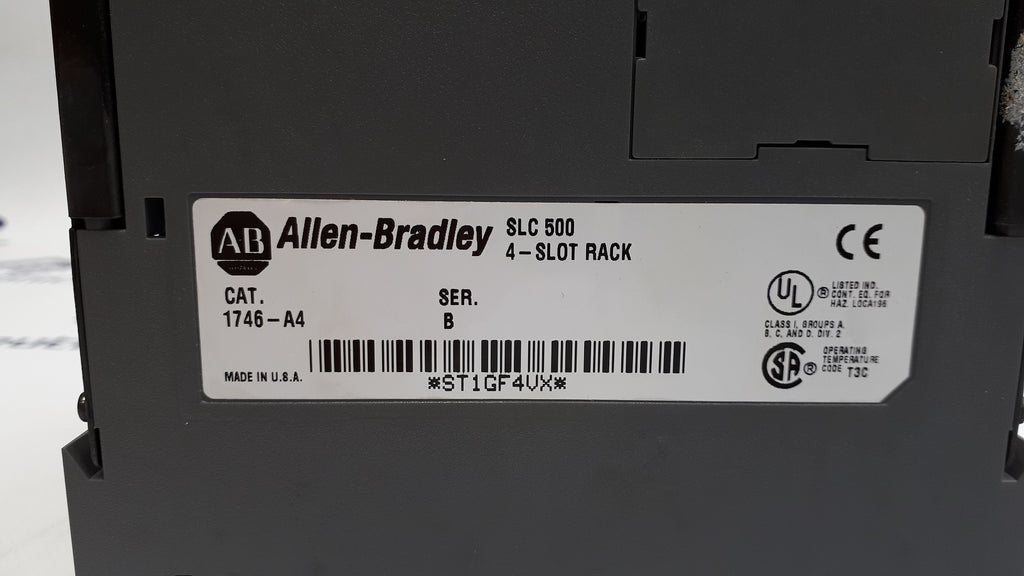 Allen-Bradley 1746-A4 SLC 500 4 Slot Rack