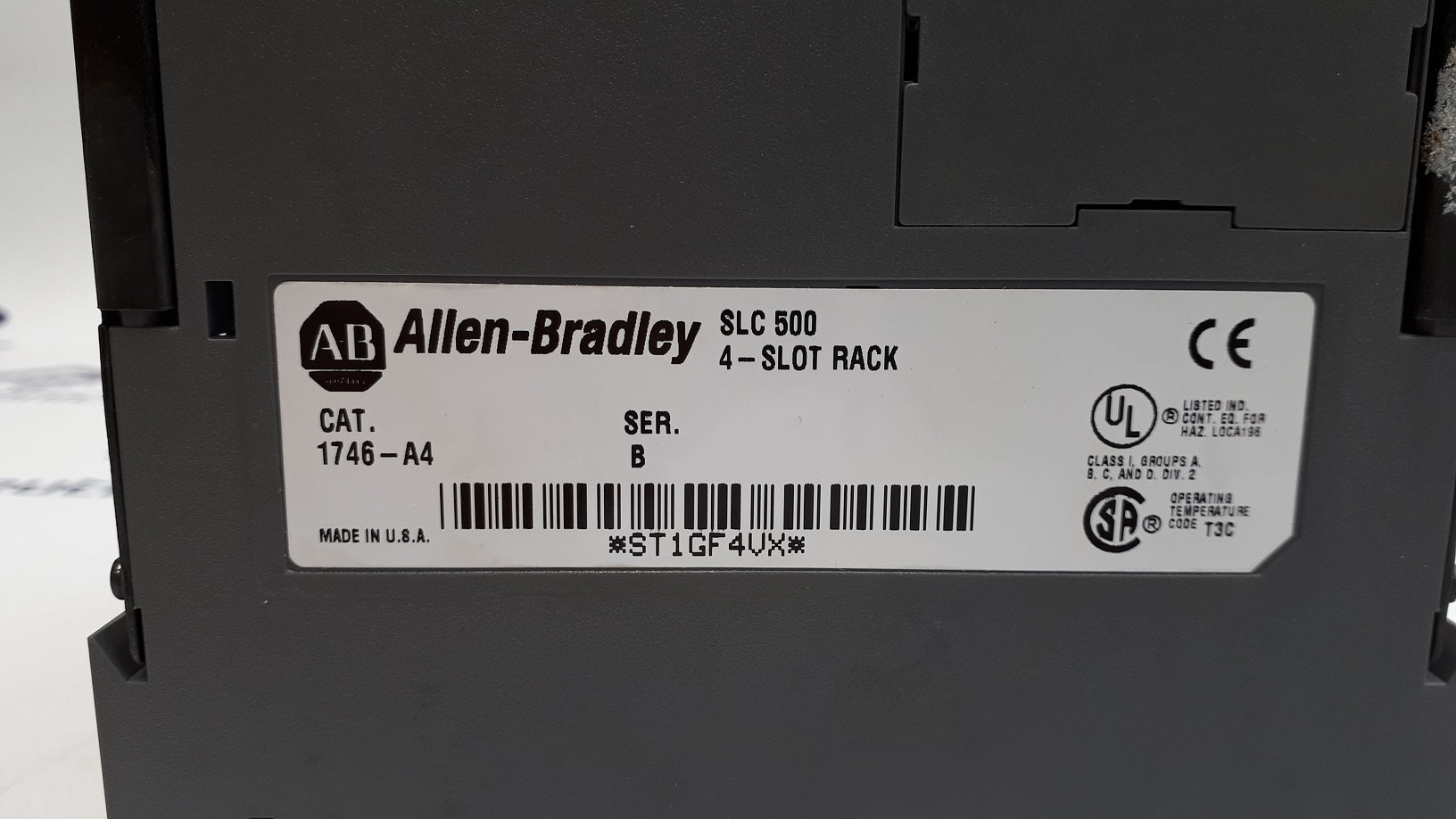 Allen-Bradley 1746-A4 SLC 500 4 Slot Rack