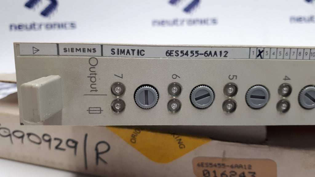 Siemens 6ES5 455-6AA12 Simatic S5 Digital Output Module
