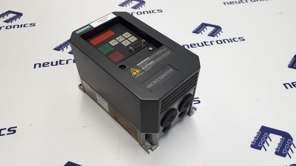 Siemens 6SE3113-6BA40 Micro Master MM75 Inverter 230V AC 1 Phase