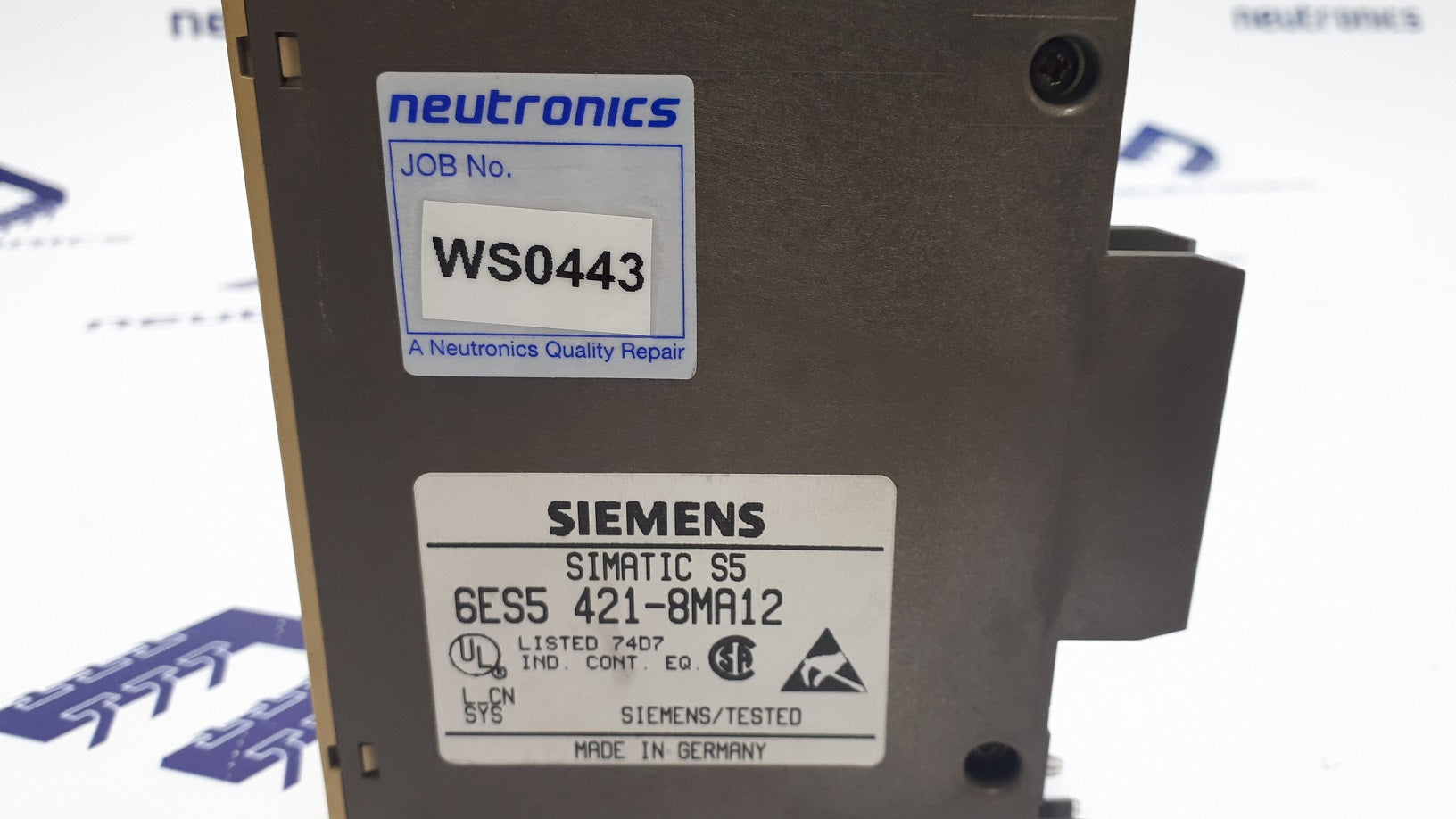 Siemens 6ES5 421-8MA12 Simatic S5 8 Channel Input Module