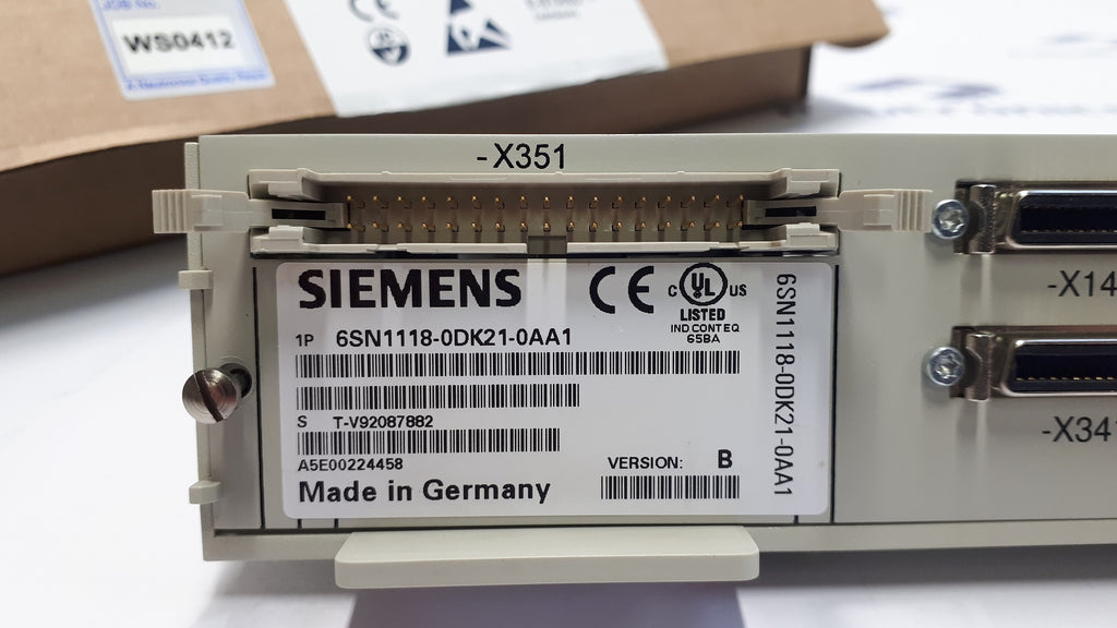 Siemens 6SN1118-0DK21-0AA1 Siemens Simodrive 611 Axis Module
