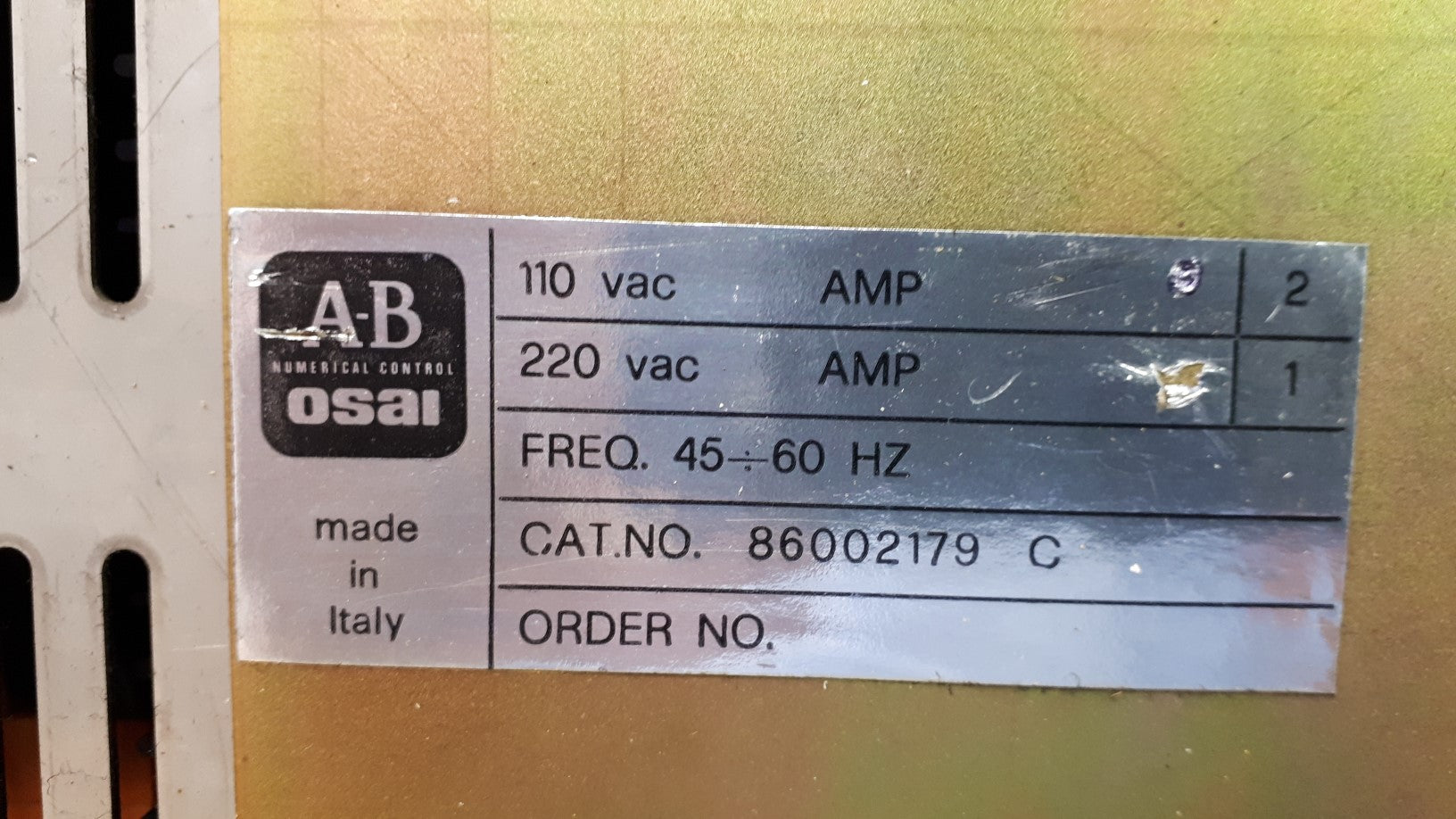 A-B 8600 Osai CRT