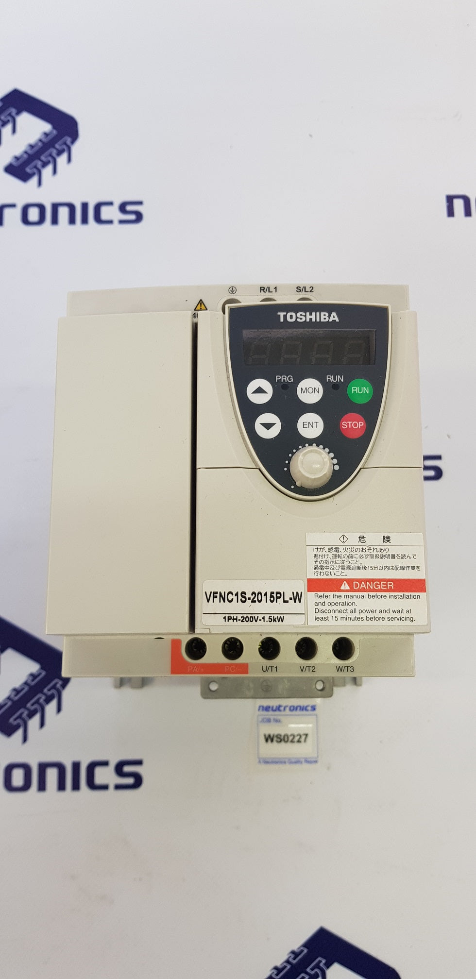 Toshiba VFNC1S-2015PL-W Inverter