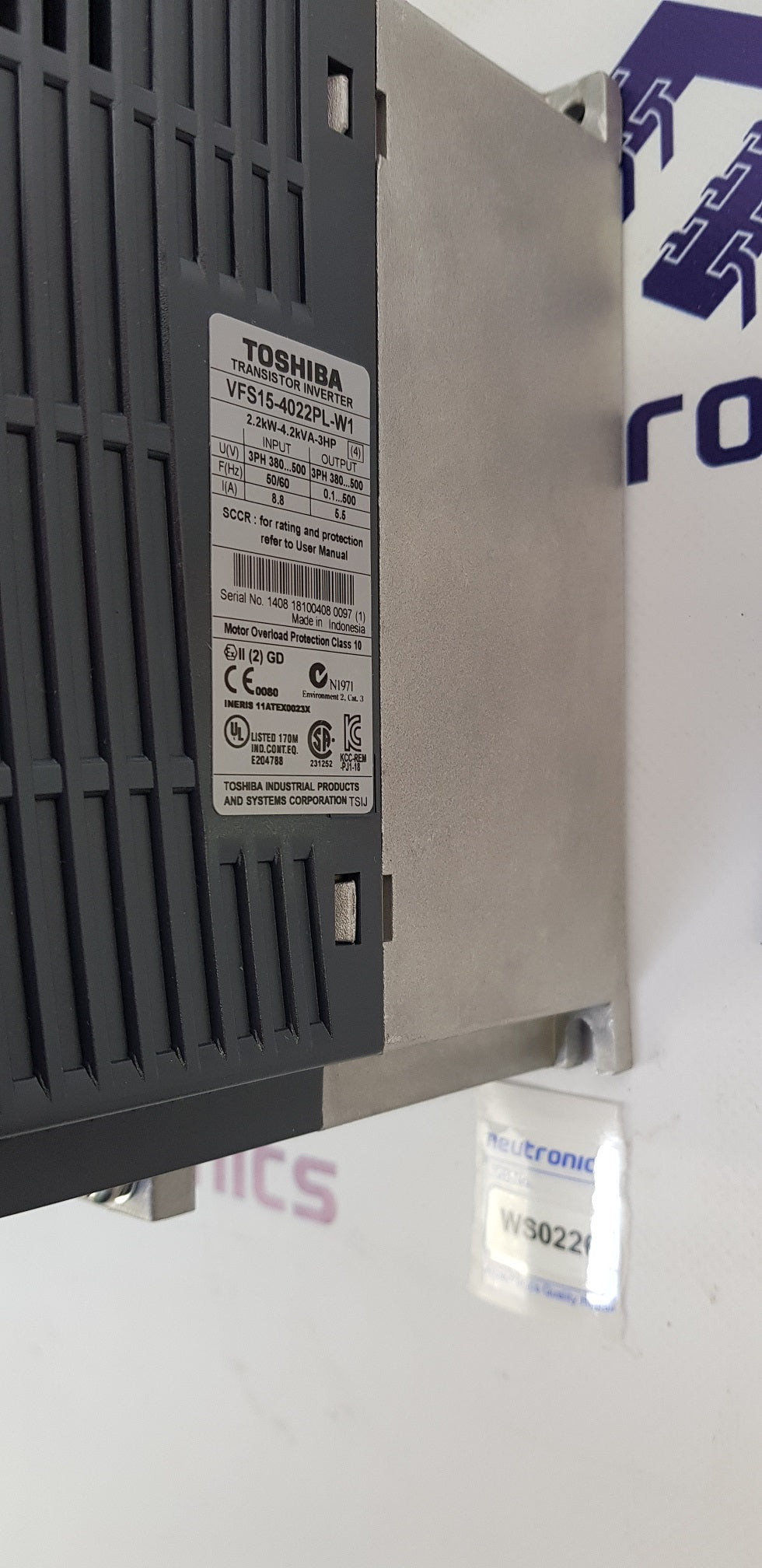 Toshiba VFS15-4022PL-W1 Inverter