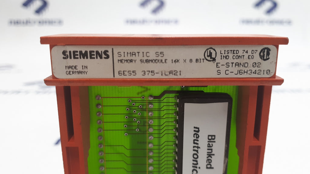 Siemens 6ES5 375-1LA21 Simatic S5 Memory Submodule 16K x 8Bit