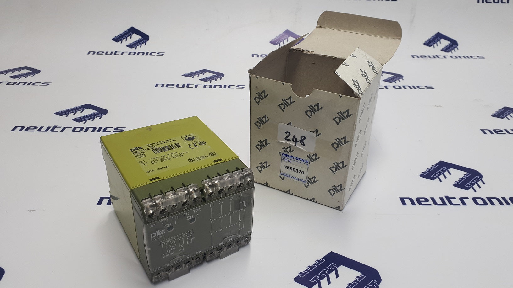 Pilz PNOZ 1 110V AC 3 S10 Safety Relay
