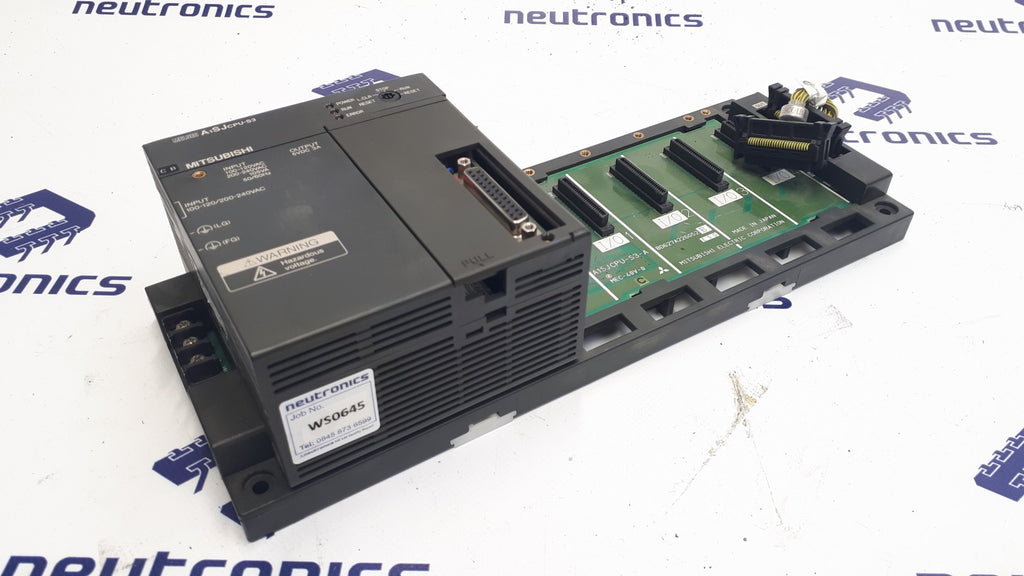 Mitsubishi A1SJCPU-S3-A Melsec A1S Series Processor Module with 5 slot rack