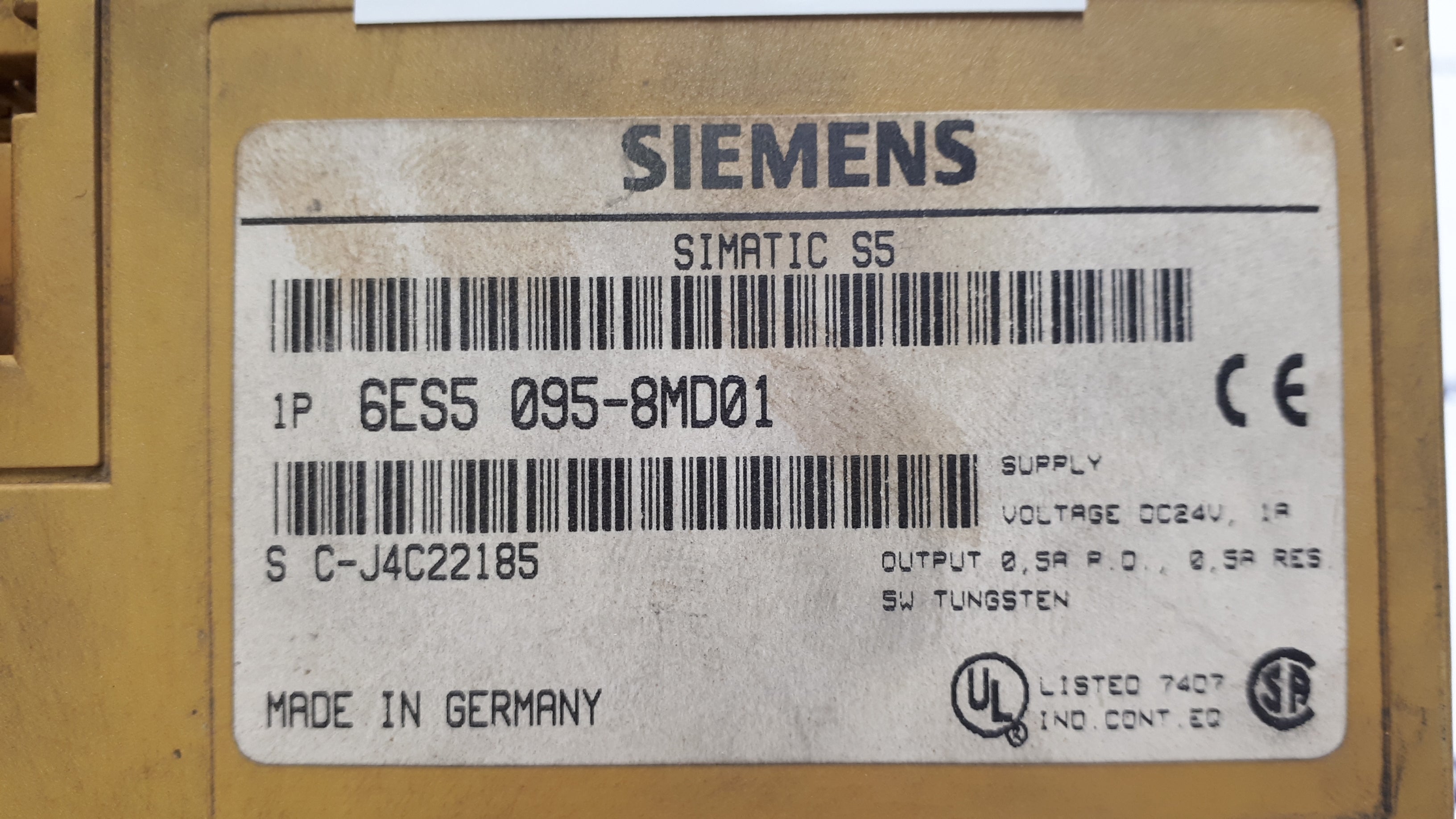 Siemens 6ES5 095-8MD01 Simatic S5 CPU