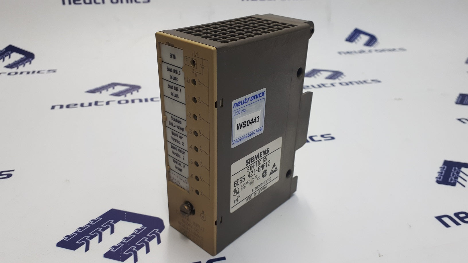 Siemens 6ES5 421-8MA12 Simatic S5 8 Channel Input Module