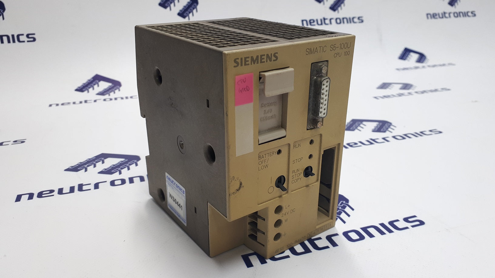 Siemens 6ES5 100-8MA02 Simatic S5-100U CPU 100 Processor Module