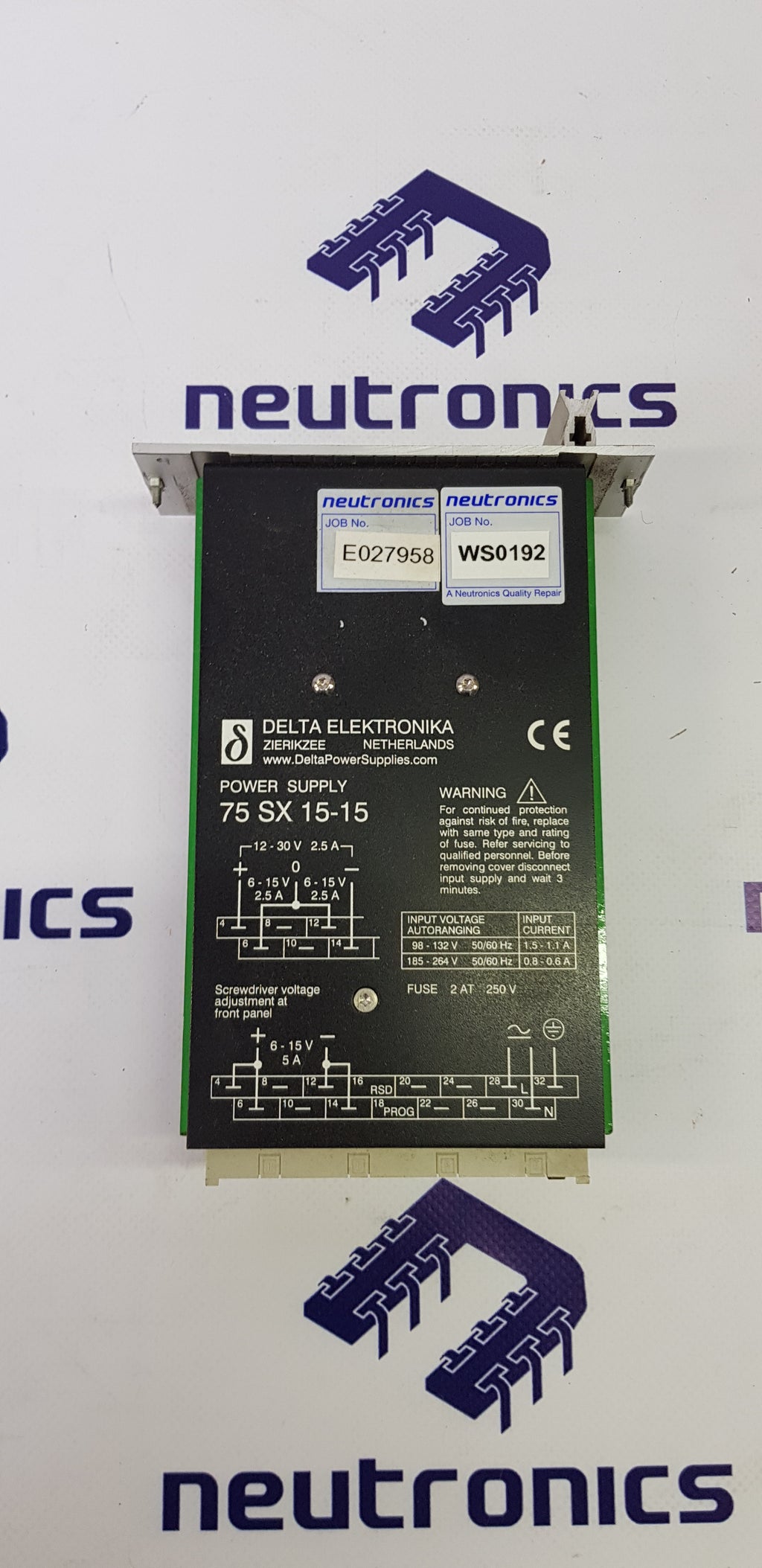 Delta Elektronika 75 5X 15-15