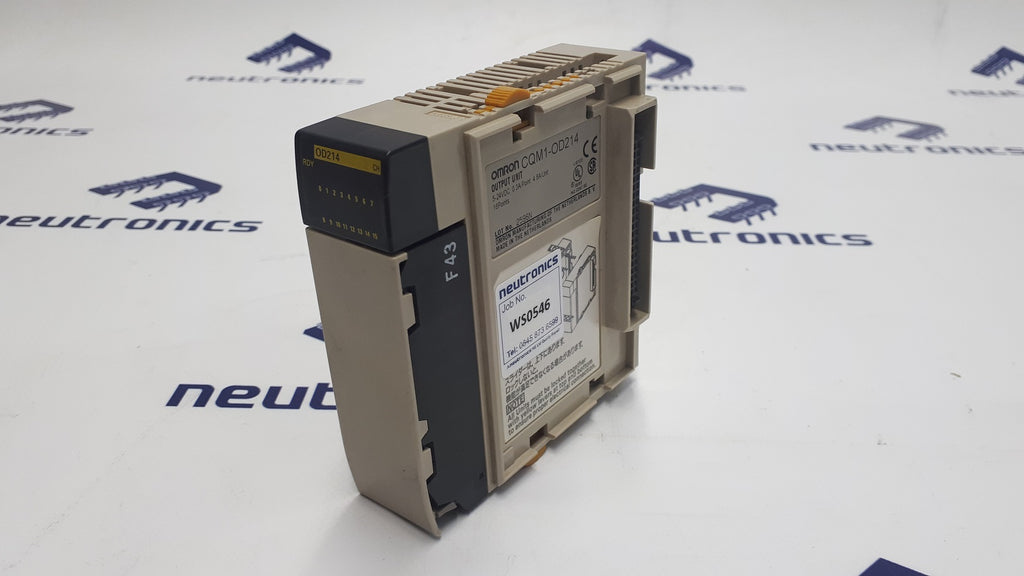 Omron CQM1-OD214 8 Point Transitor Output Module PNP