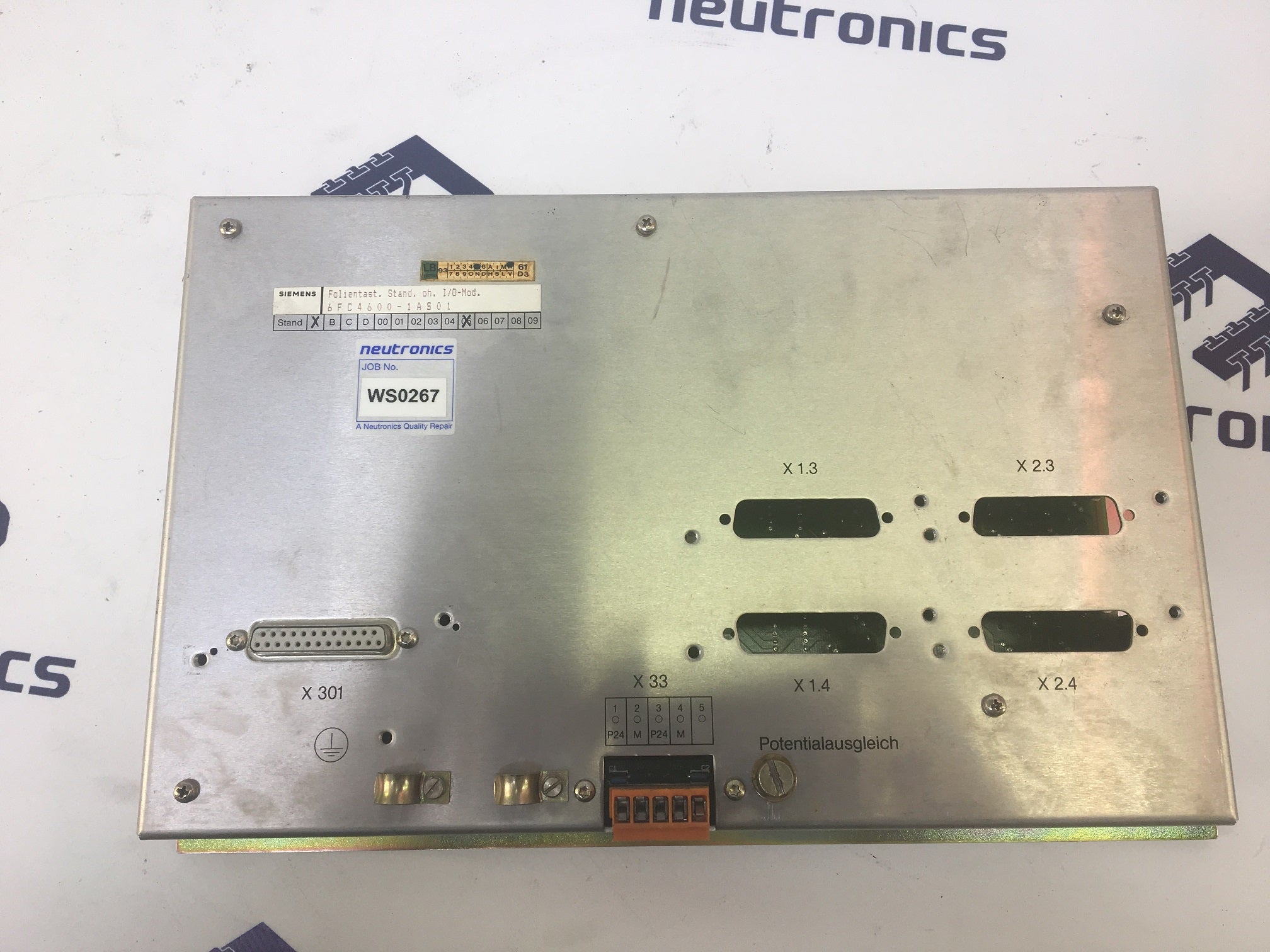 Siemens 6FC4600-1AS01 Control Panel