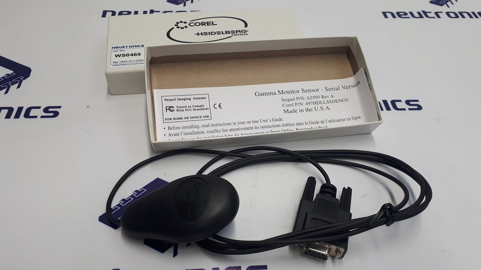 Corel 497HDLLSSDENG0 Monitor Luminance Sensor