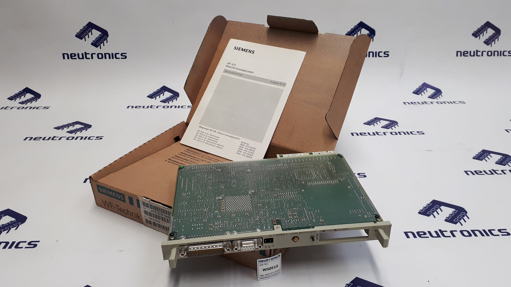 Siemens 6FM1470-4AA25 WF470A Monochrome Display Module