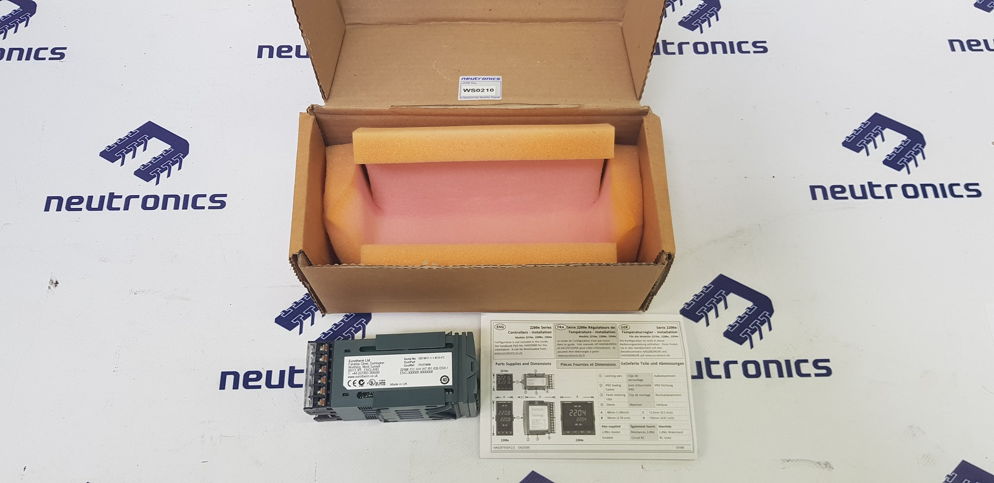 Eurotherm 2216E/CC/VH/H7/R1/DB/2XX Process Control Equipment
