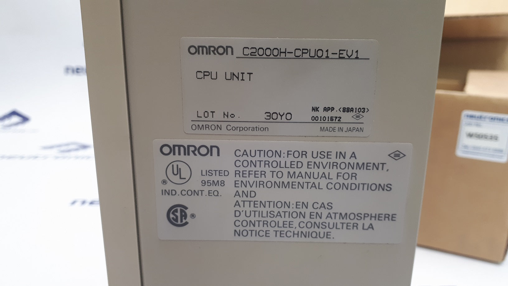 Omron C2000H-CPU01-EV1 Sysmac C1000H Processor Module